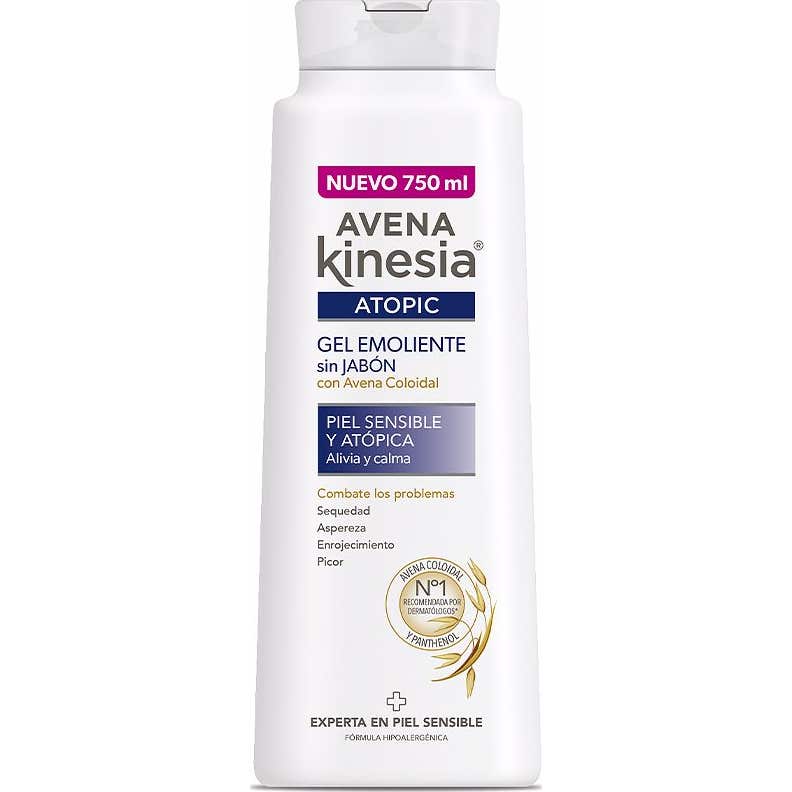 Avena Kinesia Topic Gel Emoliente sin Jabón 750ml