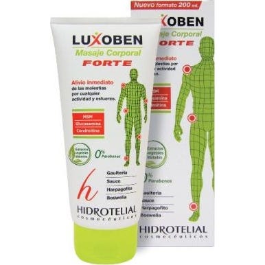 Hidrotelial Luxoben Forte masaje corporal 150ml