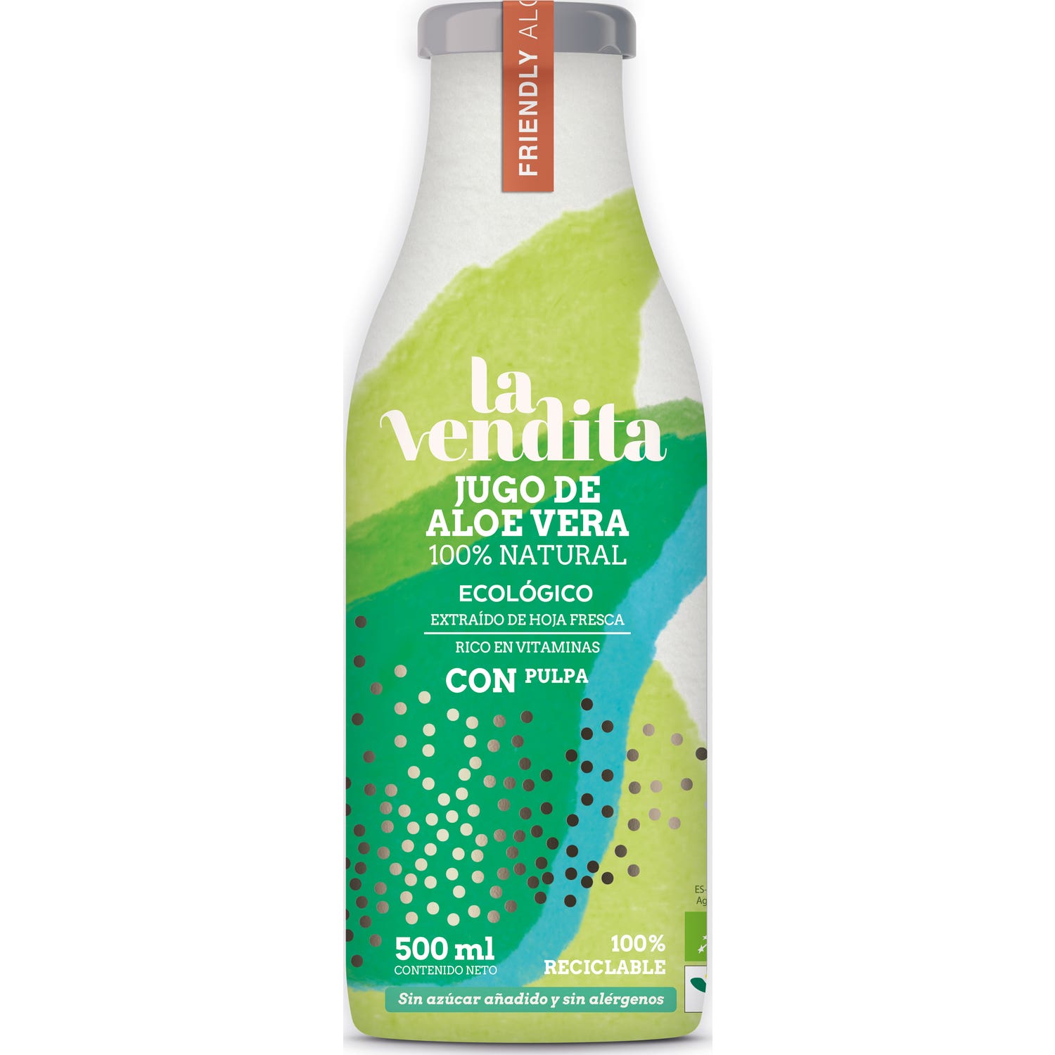 La Vendita Jugo de Aloe Vera con pulpa 500ml