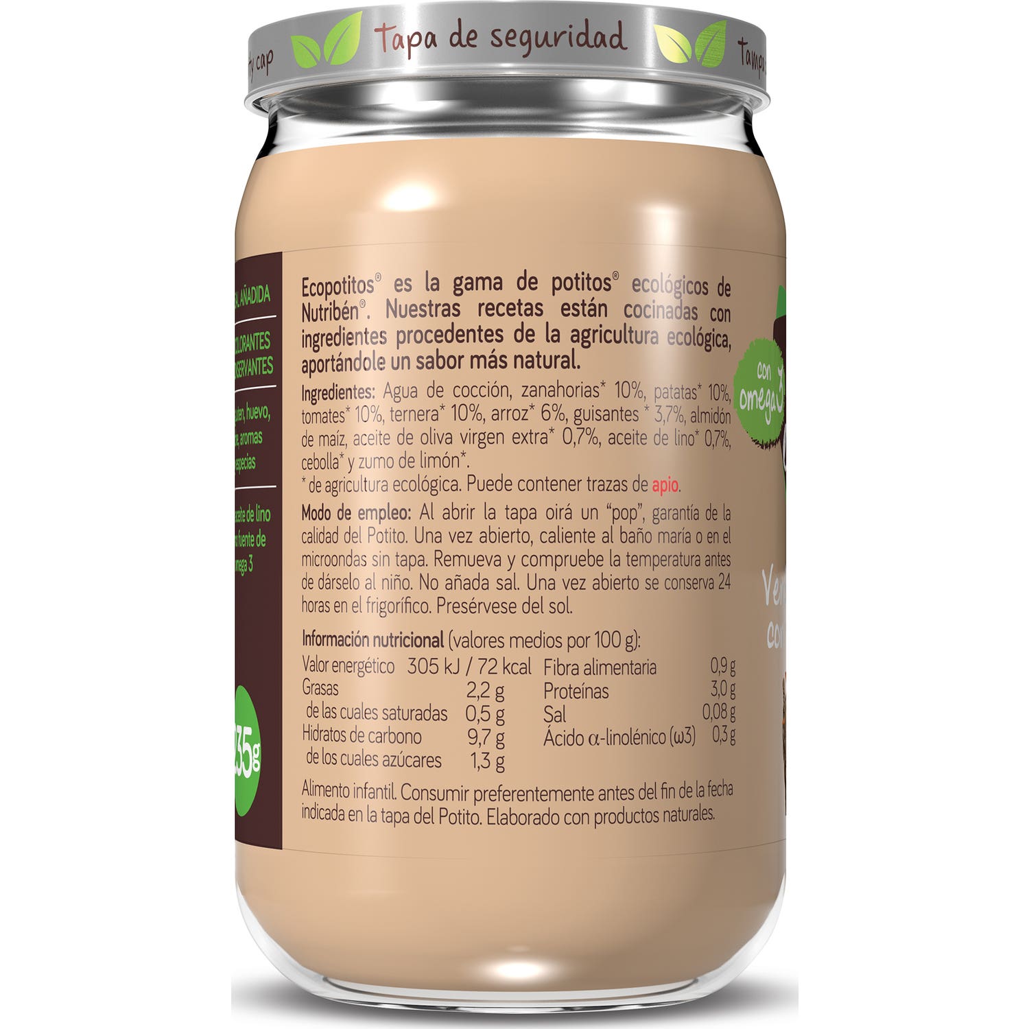 Pot Eco Verd Ternera Eco 235G