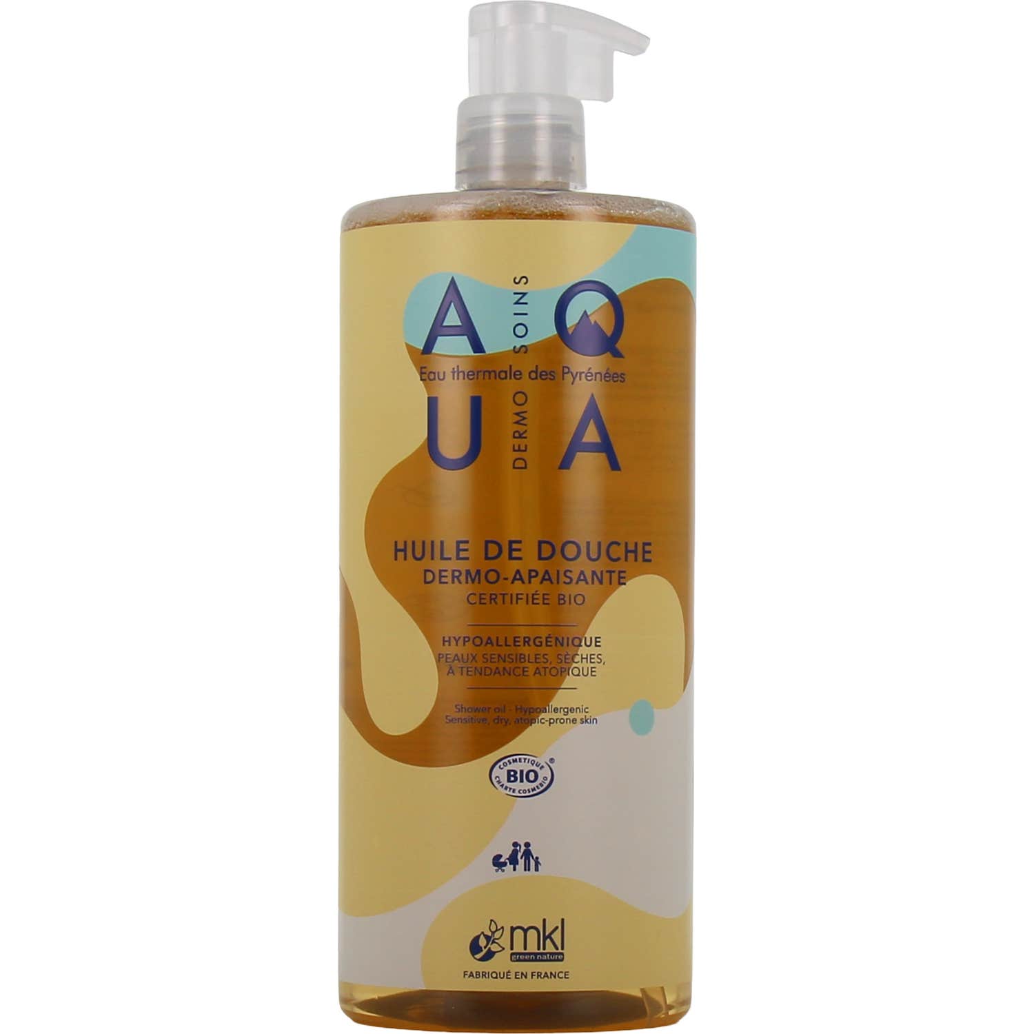 Mkl Aqua Aceite Ducha Dermo-Calmante 1L