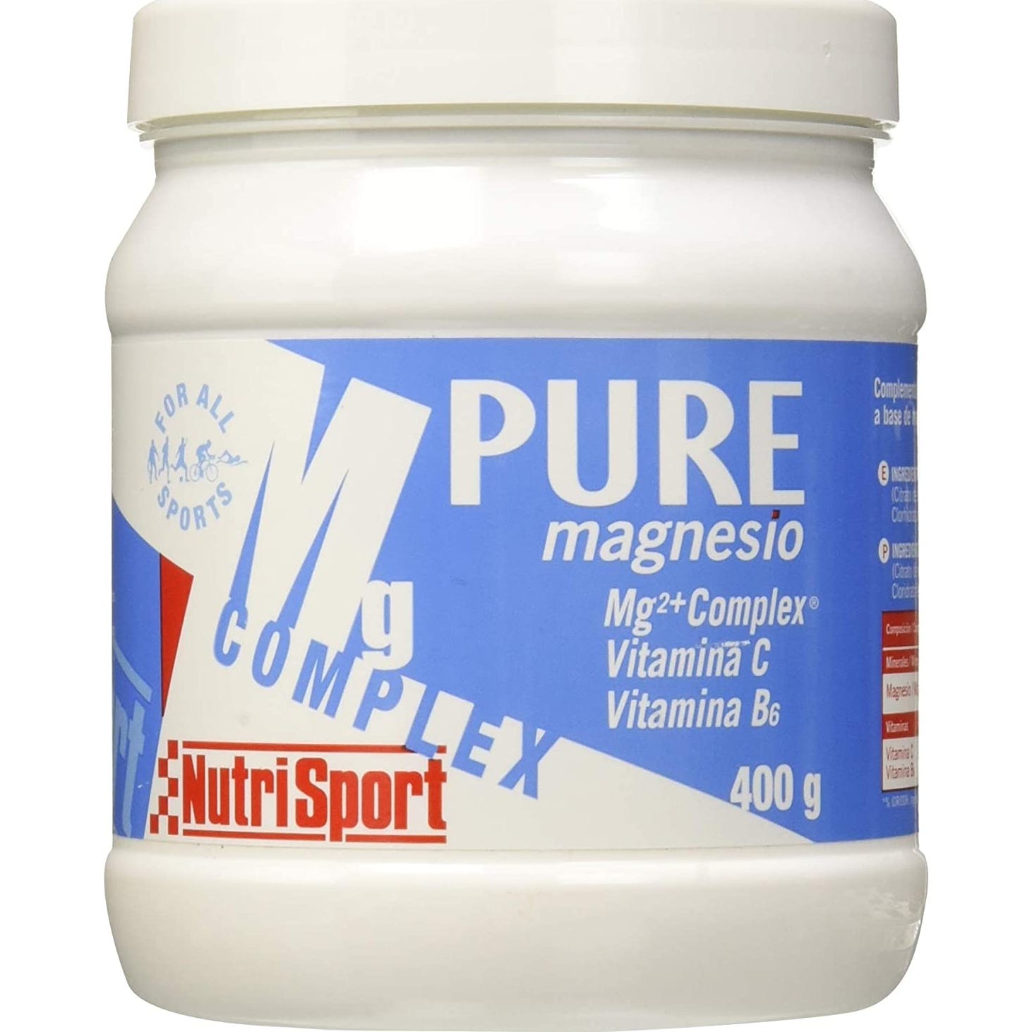 Nutrisport Magnesio Pure 400g Resistencia