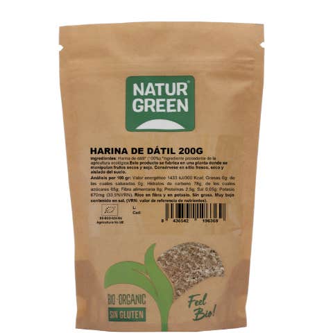 NaturGreen Harina de Dátil Ecológica 200g