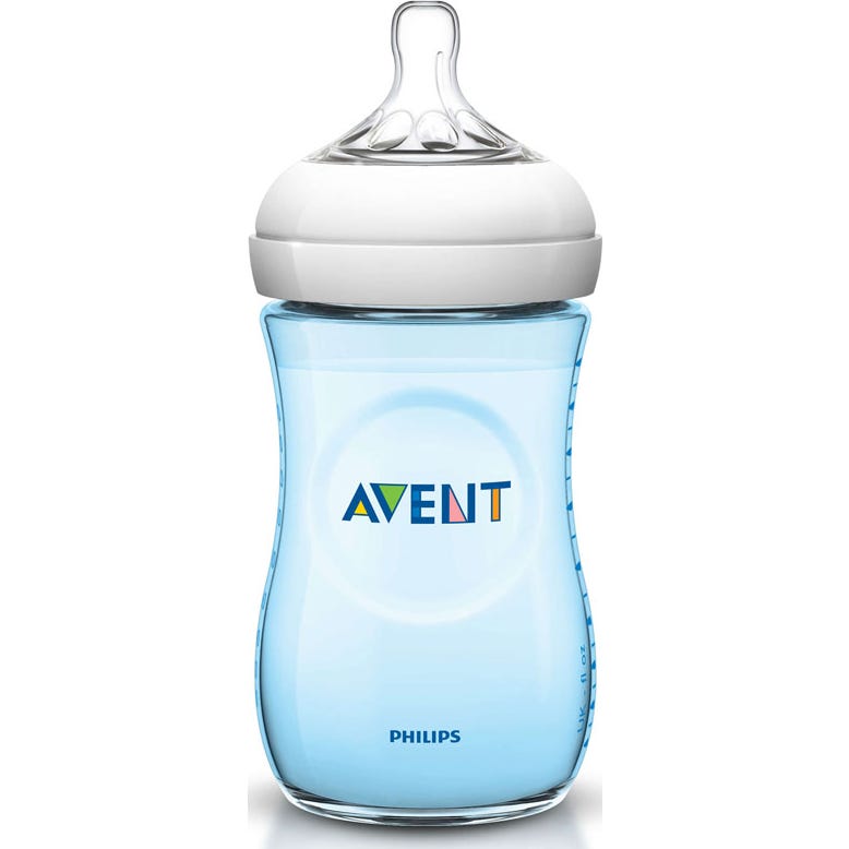 Avent Natural biberón azul 260ml