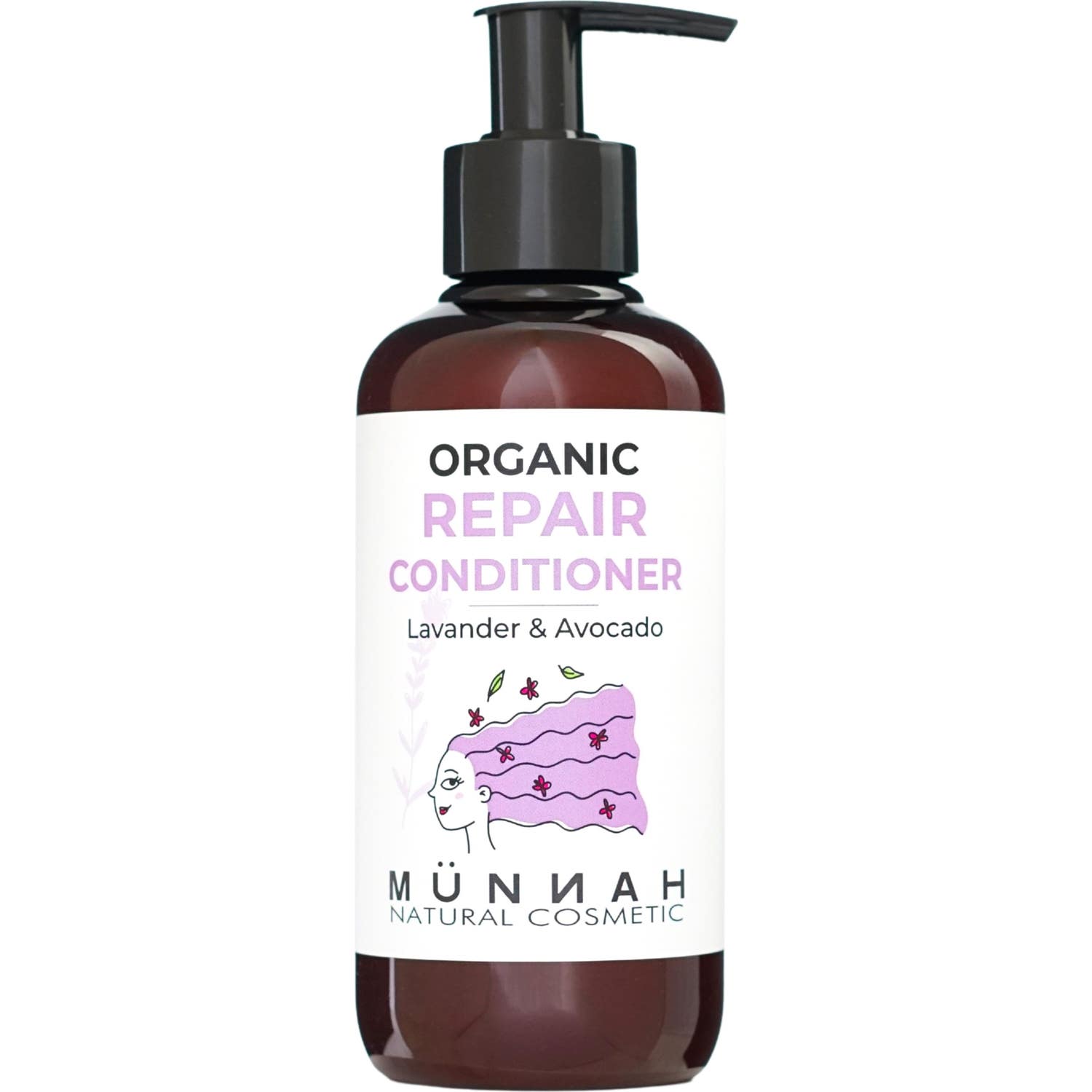 Münnah Natural Cosmetic Acondicionador Lavanda y Aguacate 250ml