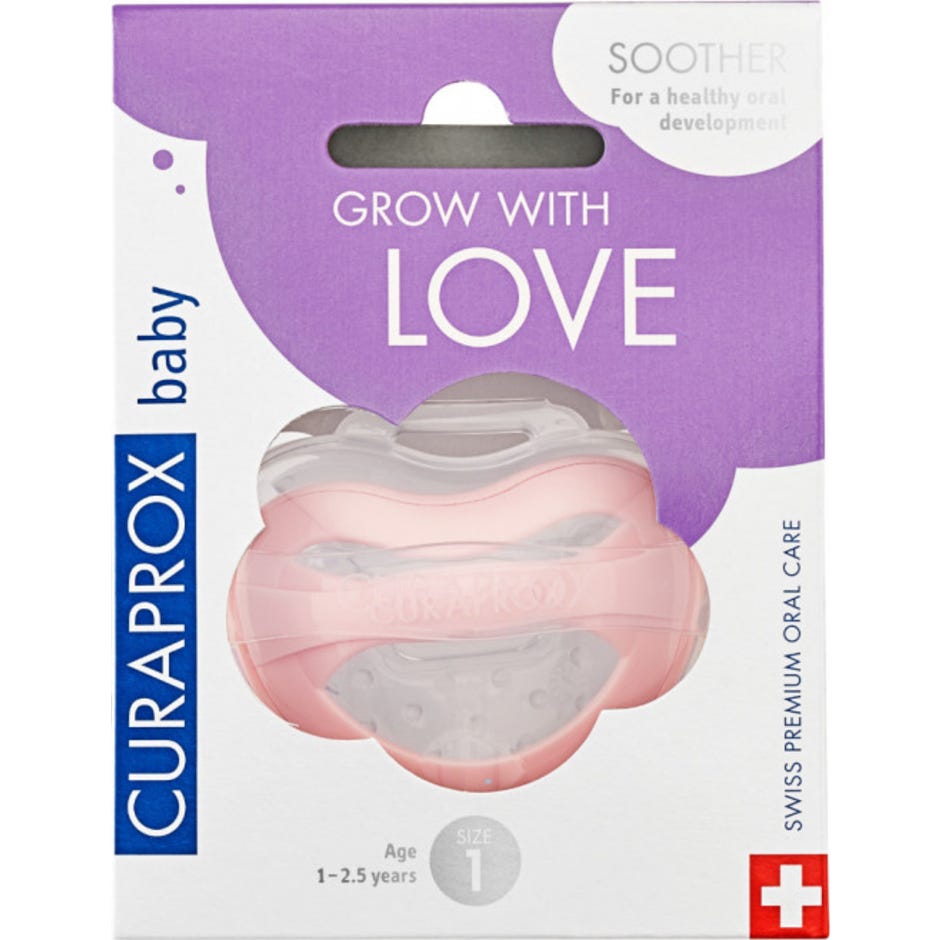 Curaprox Baby Soother Single S1 Pink 1ud