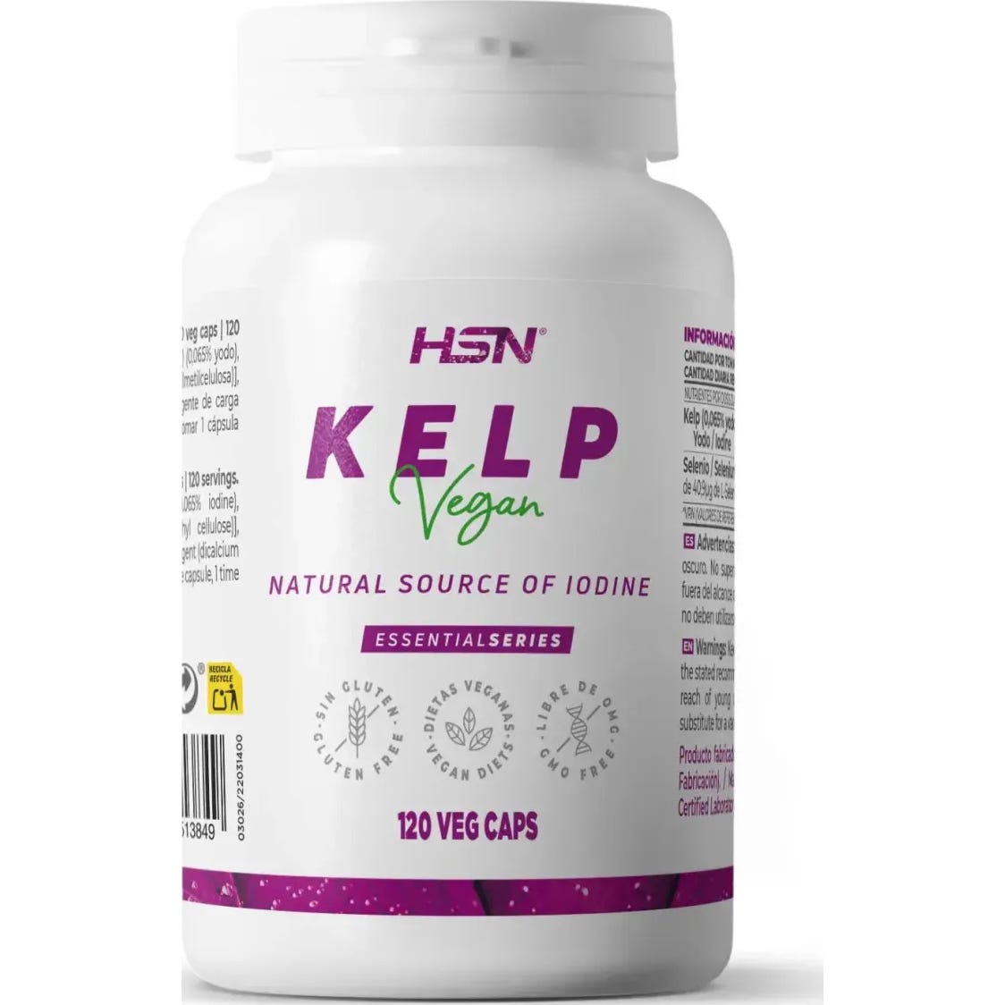 HSN Kelp 500mg 120vcaps
