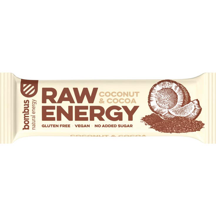 Bombus Raw Energy Coconut Cacoa 50g | Natural Doctor