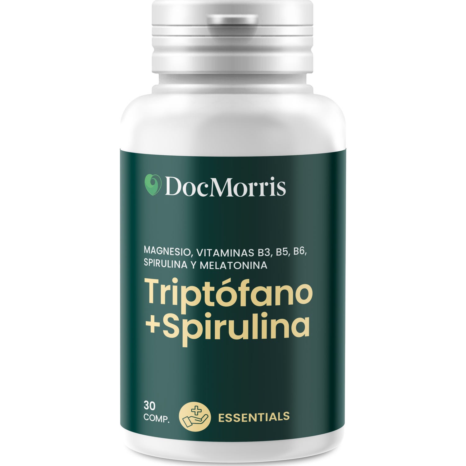DocMorris Triptófano + Spirulina 30Caps