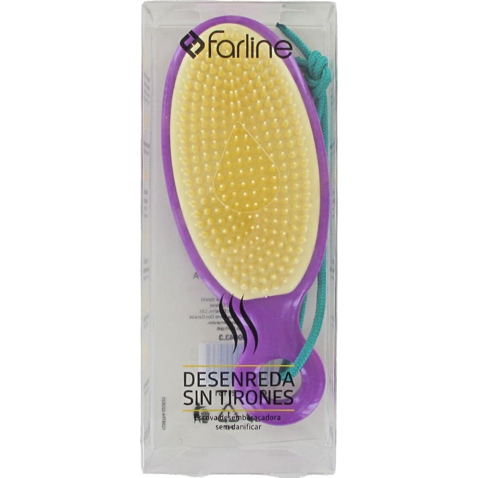 Farline Cepillo Desenredante Morado 1ud