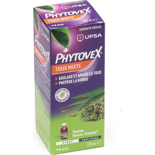 Phytovex Jarabe para la Tos Mixto sin Azúcar 120ml