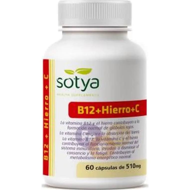 Sotya Rojos Vit B12 + Hierro + Vit C 60 Cápsulas - Imagen 2