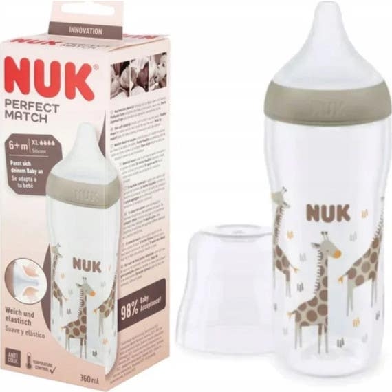 Nuk Family Love Biberón Fc + Pp Silicona 6-18 Meses 360 ml