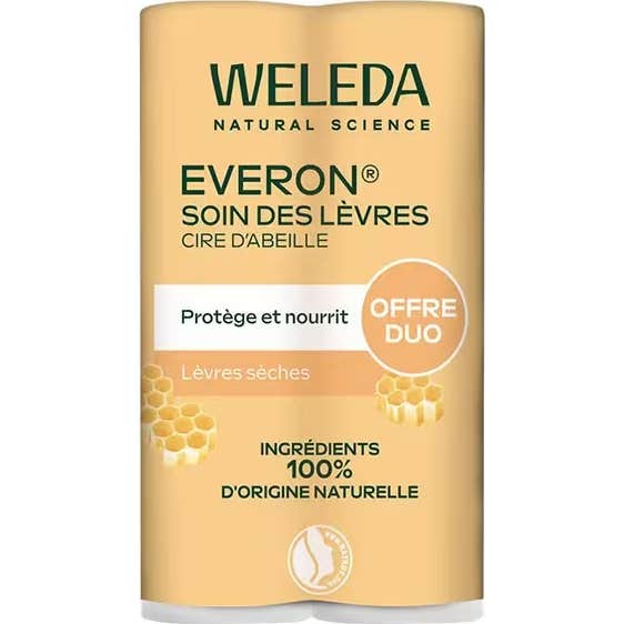 Weleda Everon Protector Labial Cera de Abeja 2x4,8gr