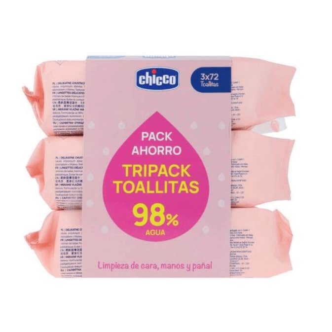 Chicco Pack Toallitas 3 X72 Uds