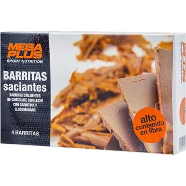 Mega Plus Barritas Saciantes 4 uds