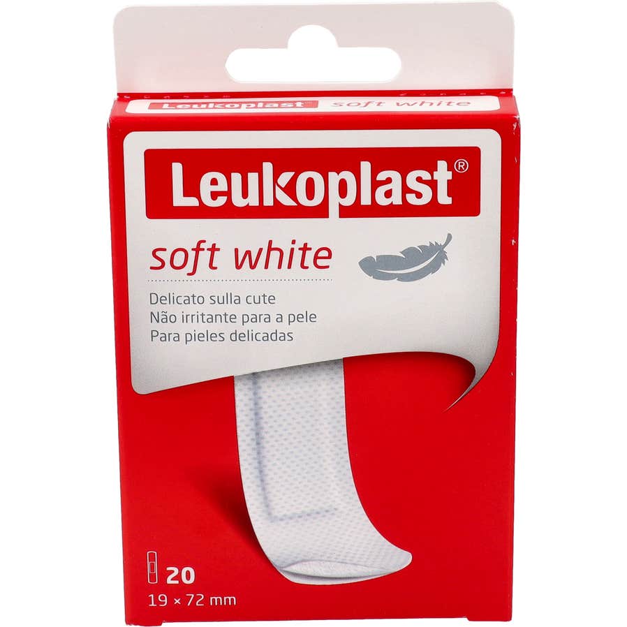 Leukoplast Soft White 72x19cm 20 tiras