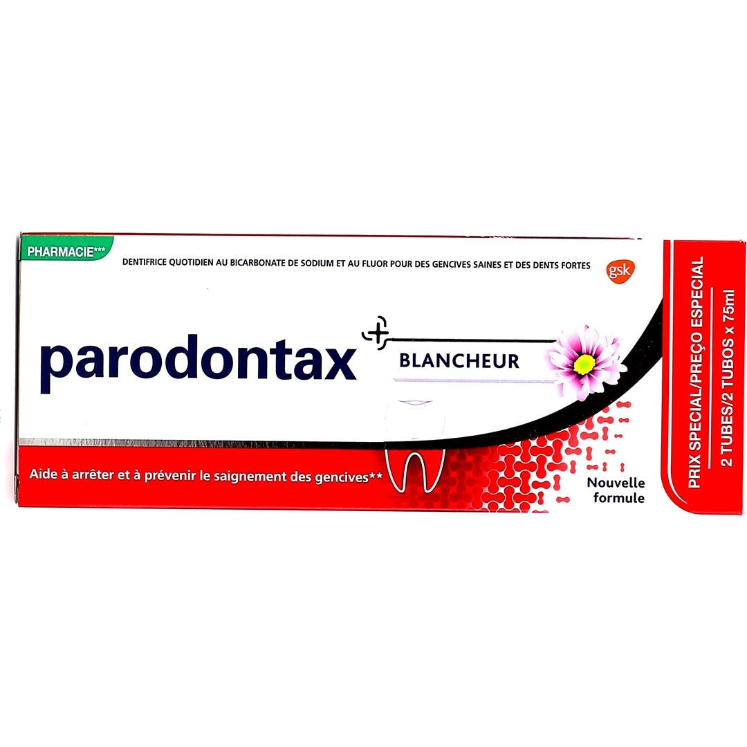 Periodontax Pasta de dientes blanqueadora 75ml lote de 2