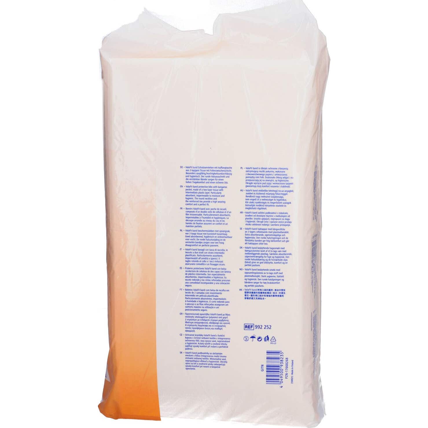 Valafit Babero Desechable 38x70cm 100uds Valafit Babero Desechable 38x70cm 100uds