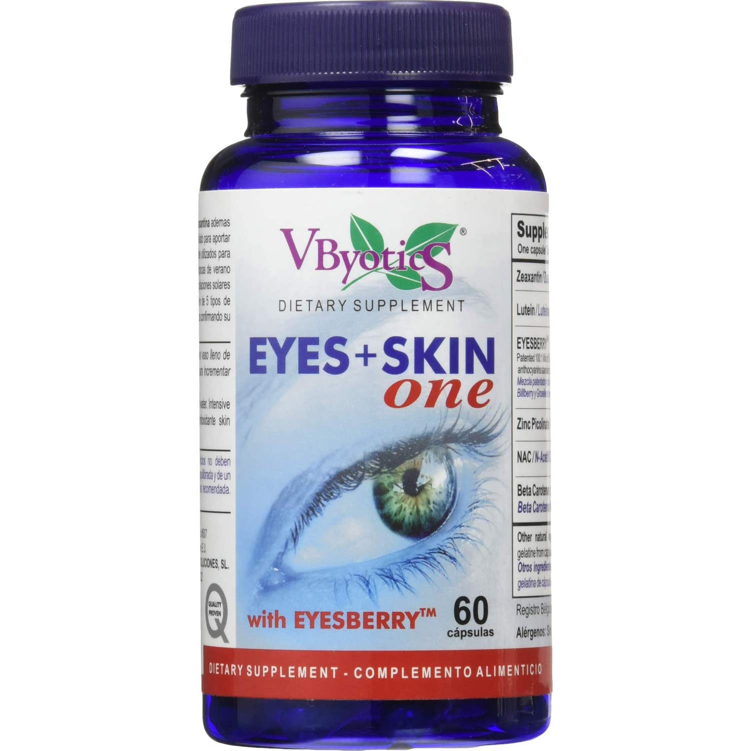 Vbyotics 3 X Eyes Skin One 60 Cápsulas - Imagen 2