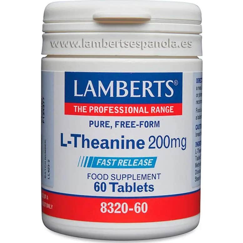 Lamberts L-Teanina 200Mg Rápida Liberación 60Comp