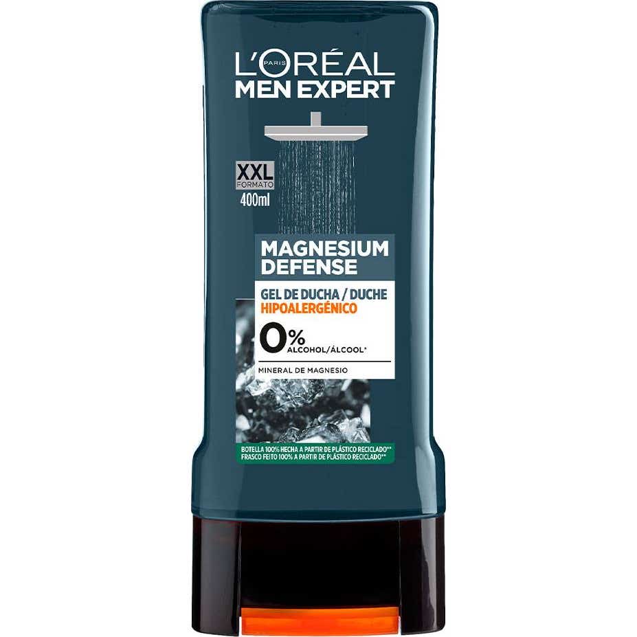 'L''Oréal Men Expert Magnesium Defense Gel de Ducha 0% Alcohol 400ml'