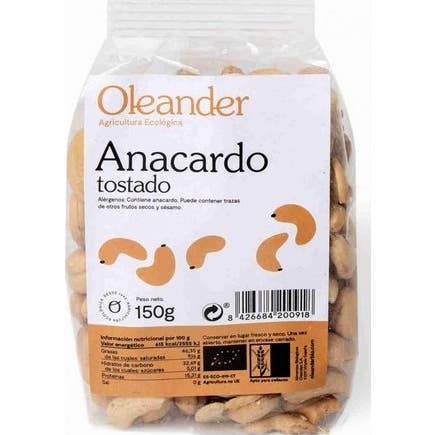 Oleander Anacardo Tostado 150 G