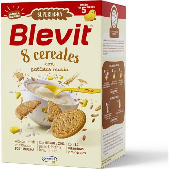 Blevit® Superfibra 8 Cereales y Galleta María 500g