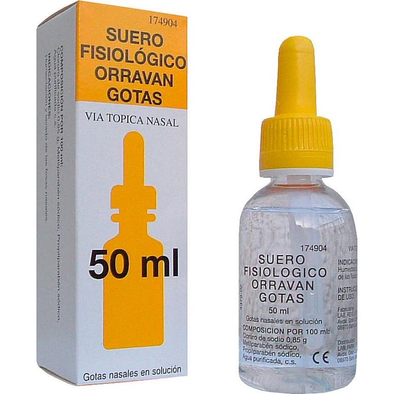 Reig Jofre Orravan suero fisiológico gotas 50ml