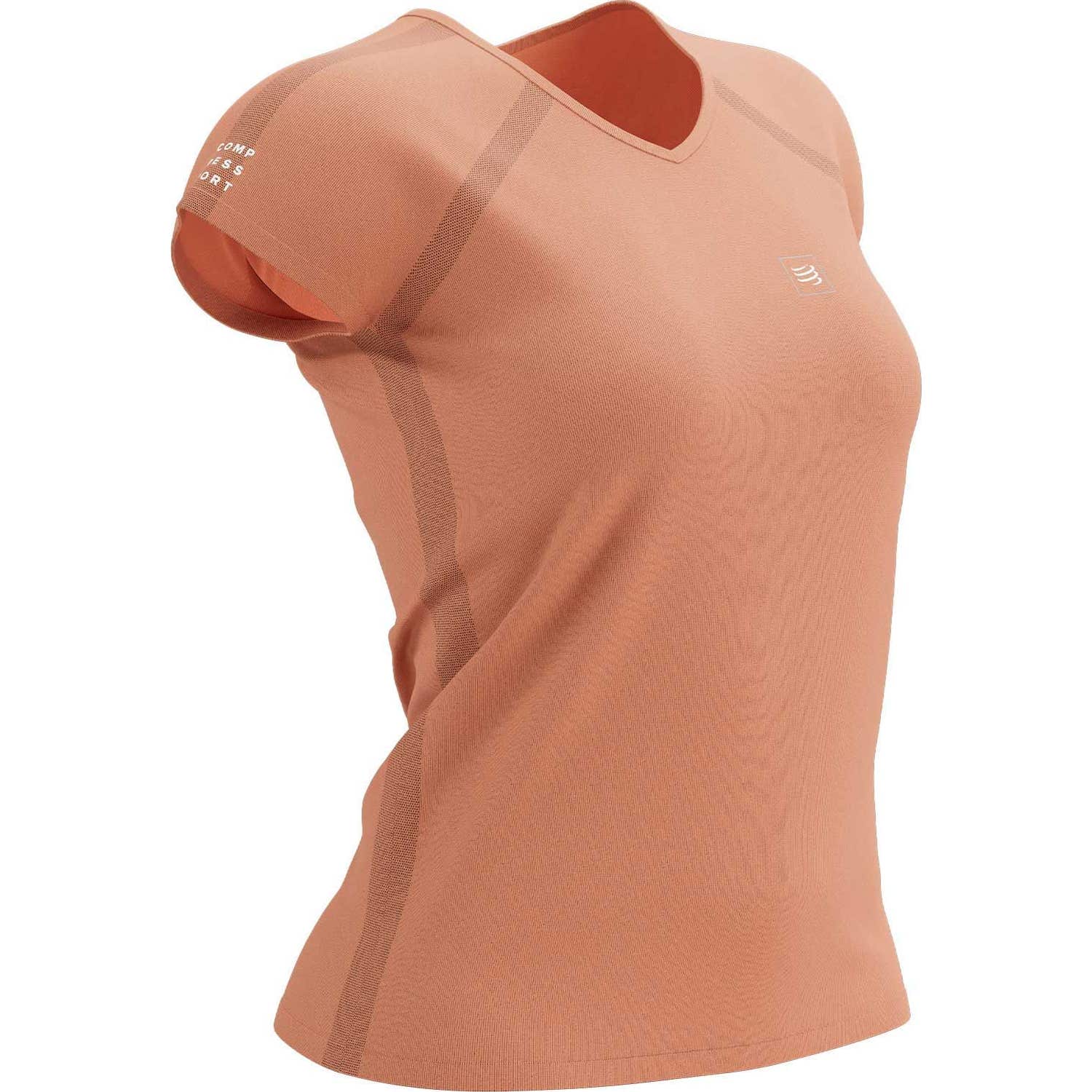 Compressport Training Ss T-Shirt W Papaya Punch Talla S 1ud