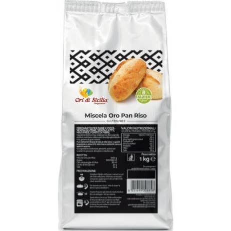 Ori di Sicilia Mezcla Oro Pan Riso Sin Gluten 1kg