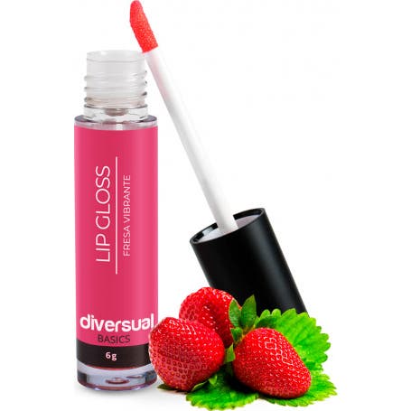Diversual Lip Gloss Fresa Vibrante 1ud