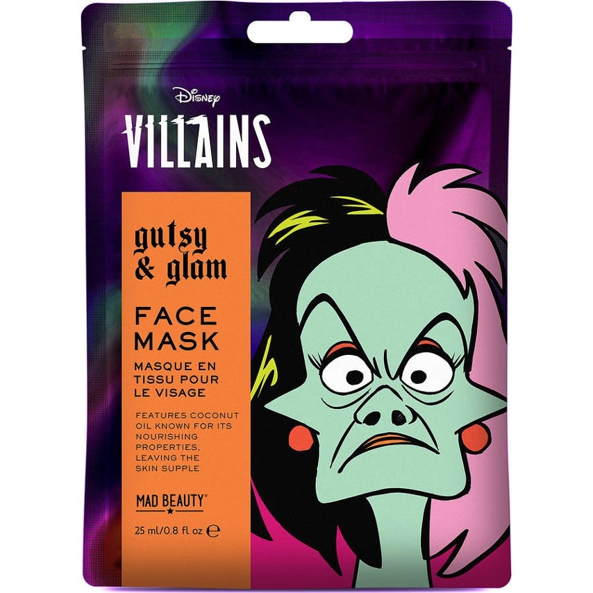 Mad Beauty Pop Villanas Mascarilla Facial Cruella 25 ml
