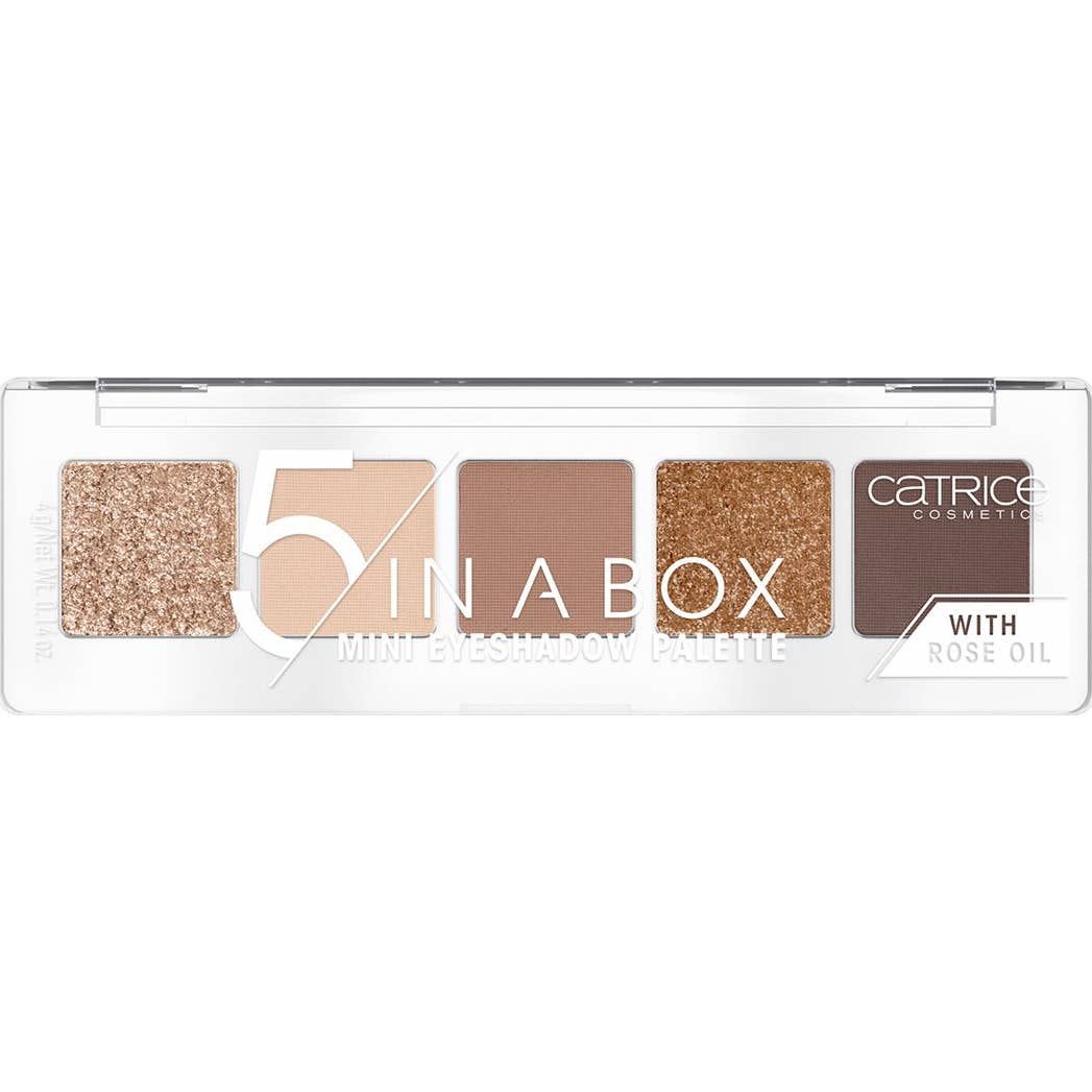 Catrice 5 In A Box Mini Eyeshadow Palette 010 Golden Nude Look 1ud