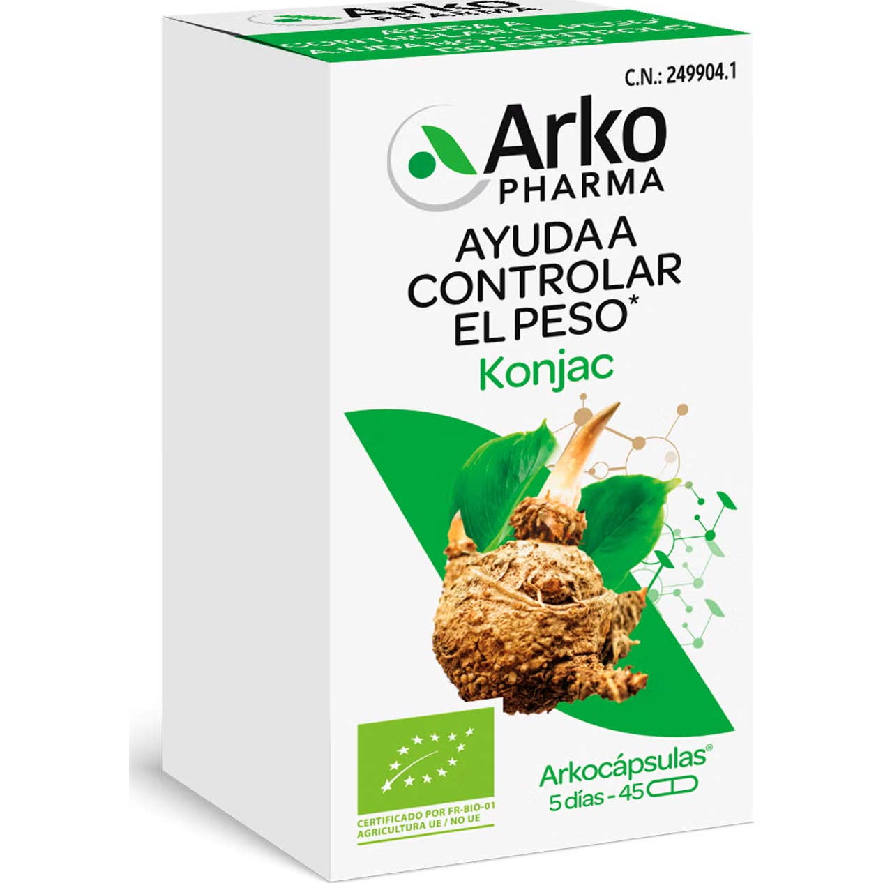 Arkopharma Arkocápsulas Konjac BIO 45caps