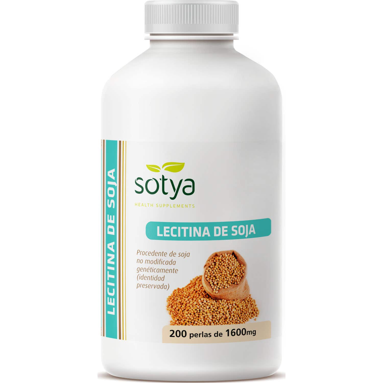 Sotya Lecitina de Soja 1600mg 200 perlas