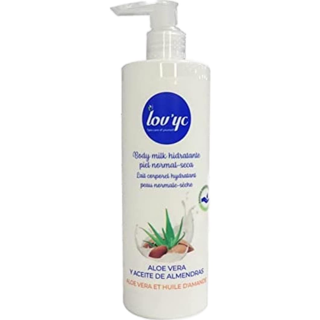 'Lov''yc Body Milk Aceite de Almendras y Aloe Vera Piel Seca 400ml'