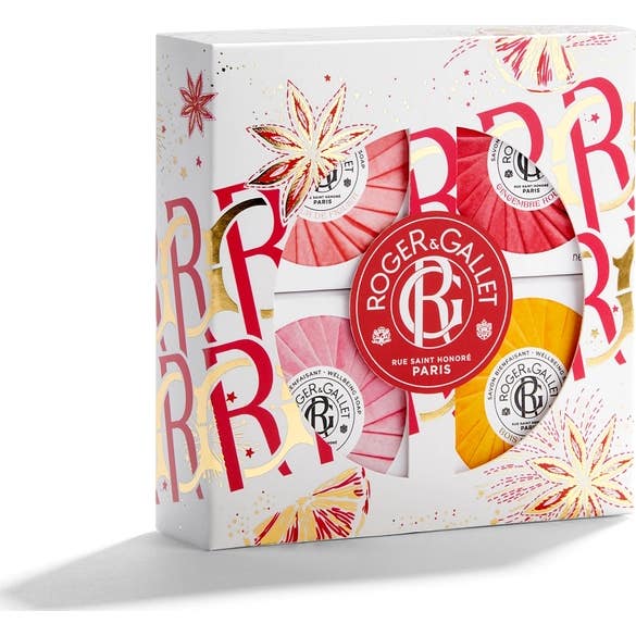 Roger & Gallet Cofre Navidad 2023 Jabones 4x50 g