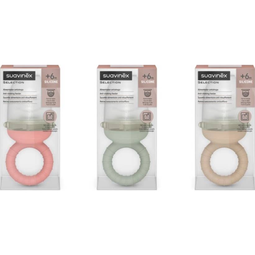 Suavinex Selection Alimentador Antiahogo Sil +3M Essence 1 ud