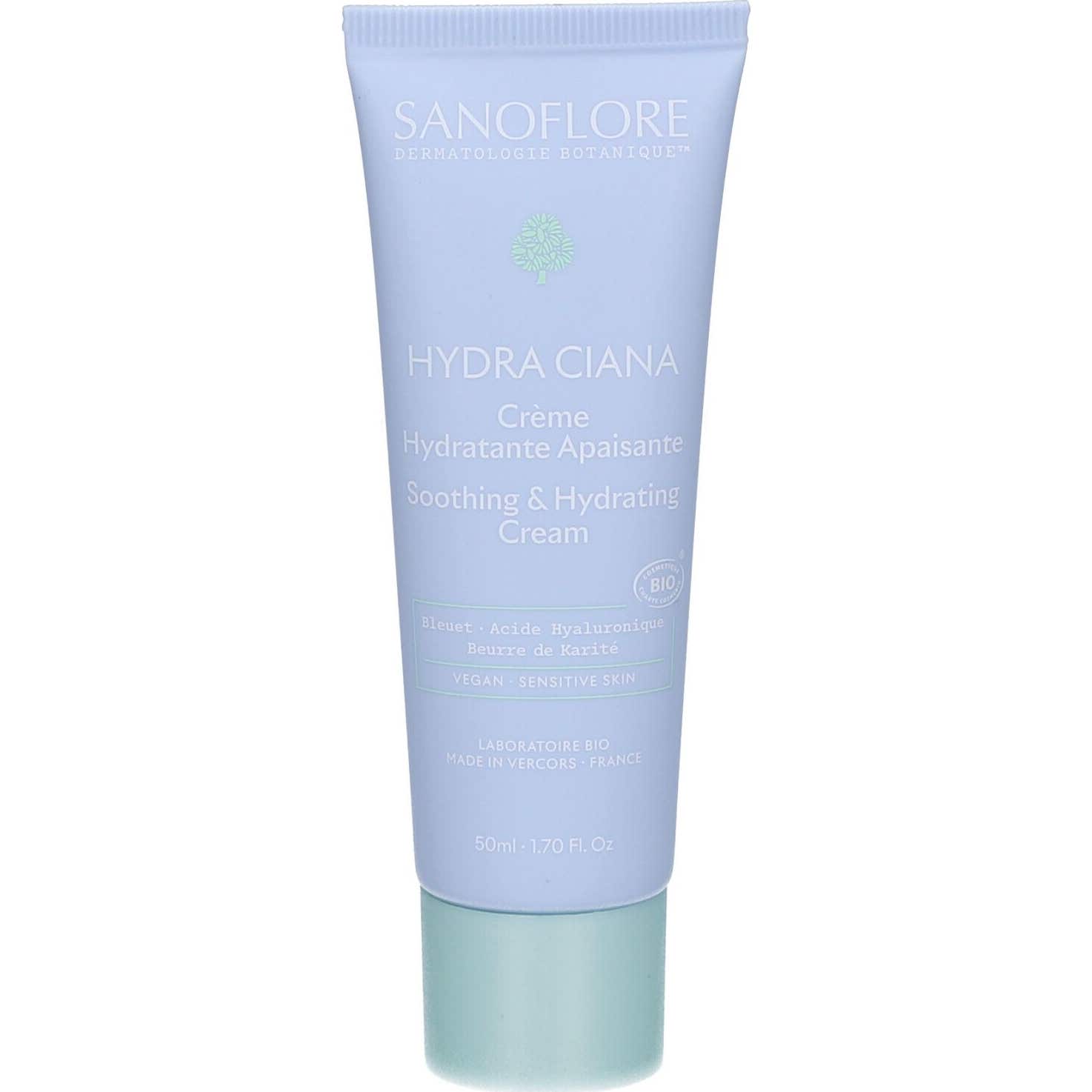 Sanoflore Hydra Ciana Crema Hidratante Calmante 50 ml