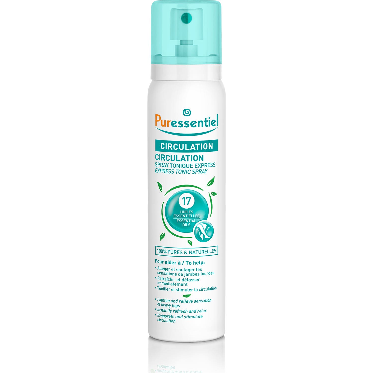 Puressentiel Spray para la Circulación de piernas con 17 AE 100 ml