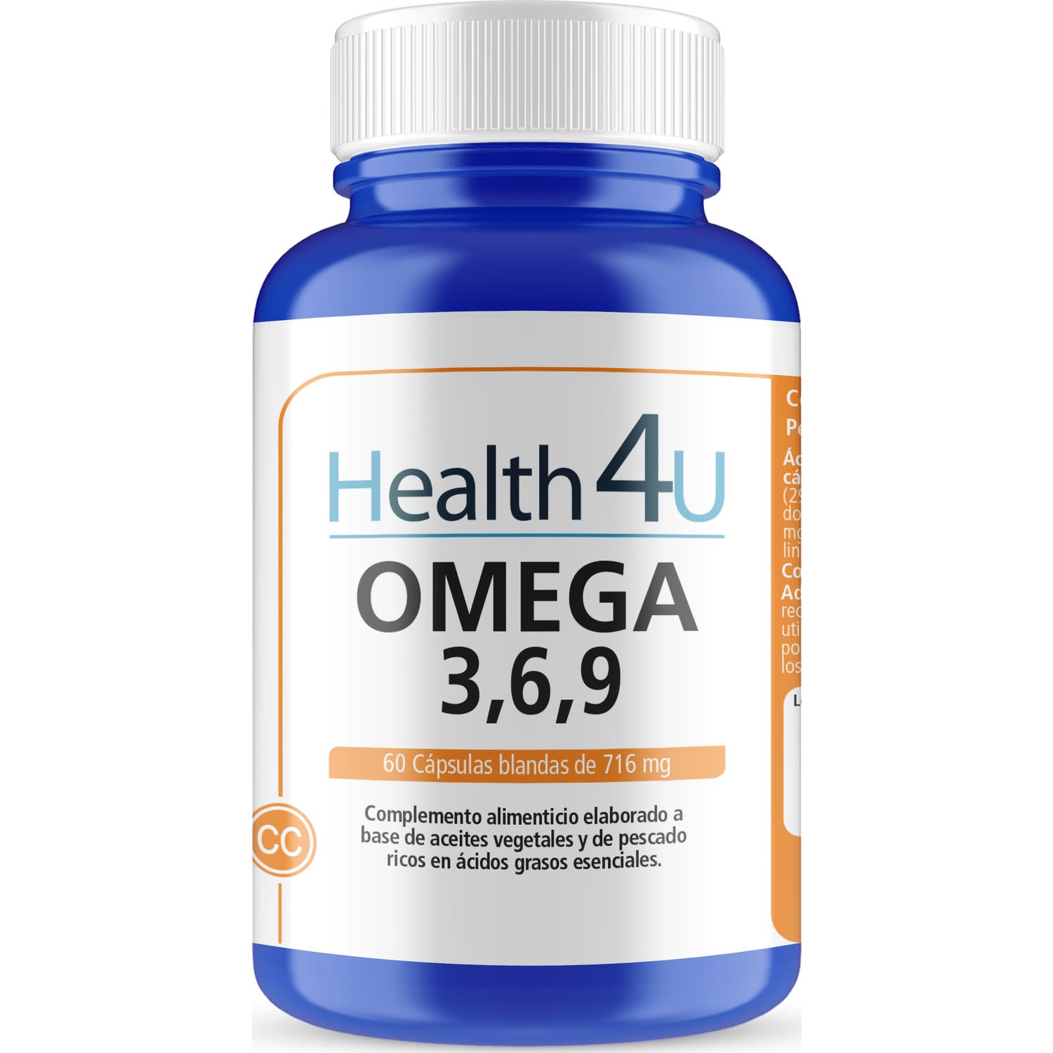 H4U Omega 3,6,9 60 cápsulas blandas