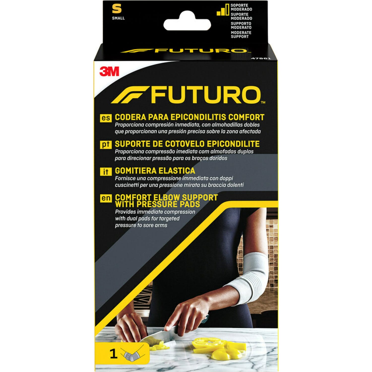 Futuro™ codera para epicondilitis T-S 1ud