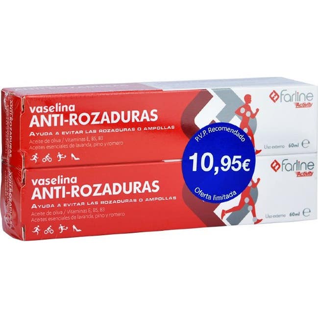 Farline Vaselina Anti Rozaduras 2X60ml