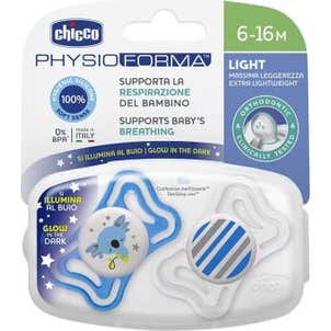 Chicco Kit Chupete Physioforma Light Lumi 6-16 M 1 ud
