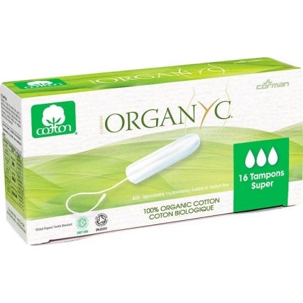 Organyc Tampón Súper sin Aplicador 16 uds