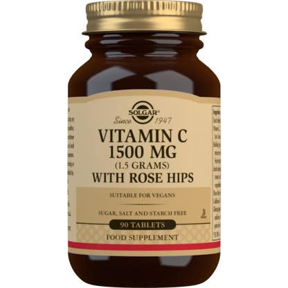 Solgar Vitamina C 1500 mg Escaramujo 90 comp