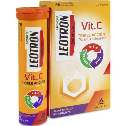 Leotron Vitamina C 36comp efervescentes