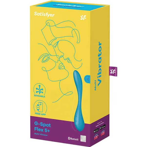 Satisfyer G-Spot Flex 5+ Multi Vibrador Azul 1 ud
