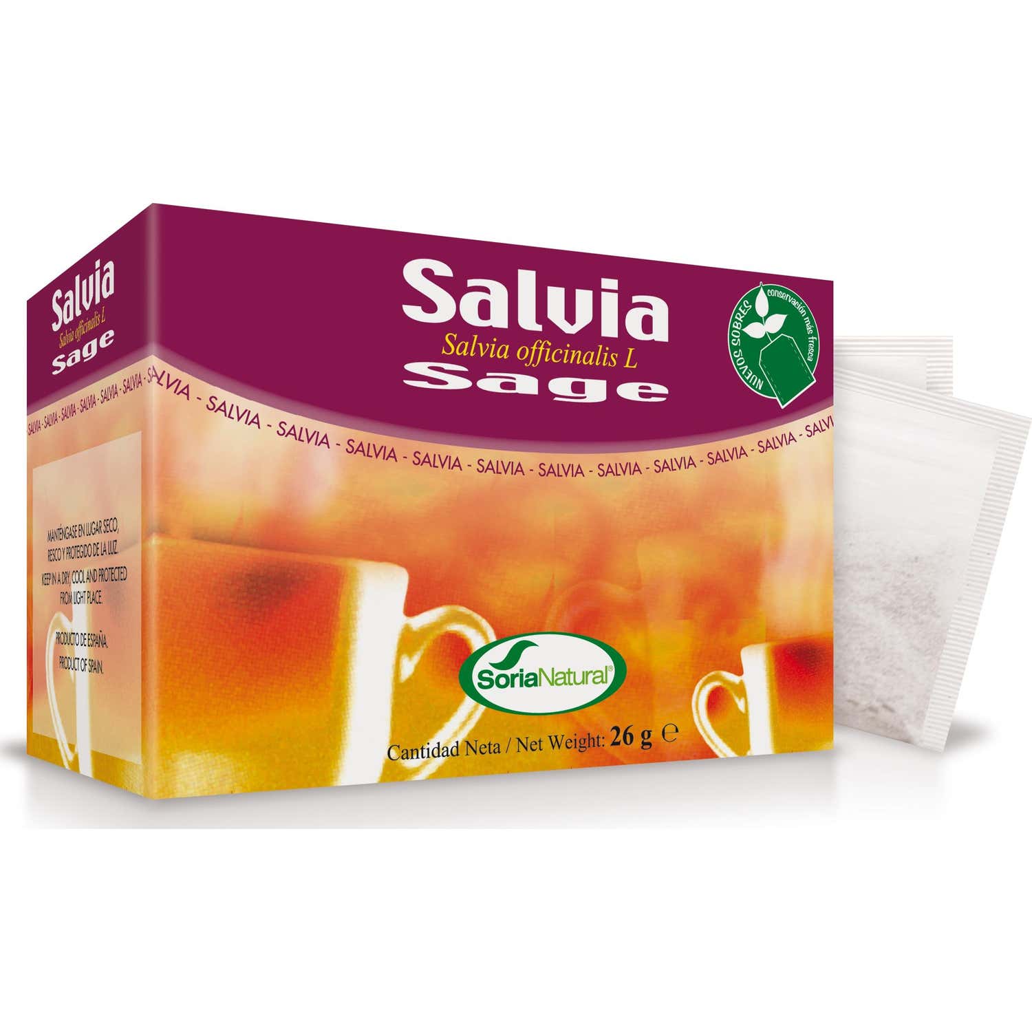 Soria Natural Salvia Infusión 20 filtros